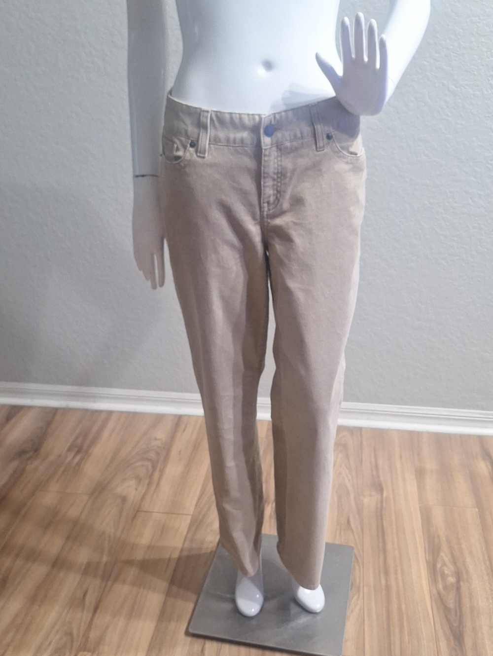 L.L. Bean Tan,Tiny Rail Couderoy Pants